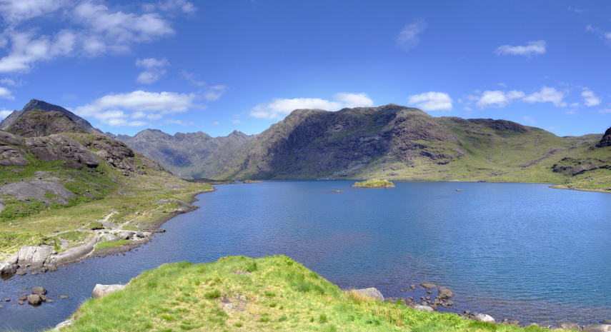 United Kingdom Scotland Isles Skye, Loch Coruisk, Loch Coruisk from the Memorial Hut, Walkopedia