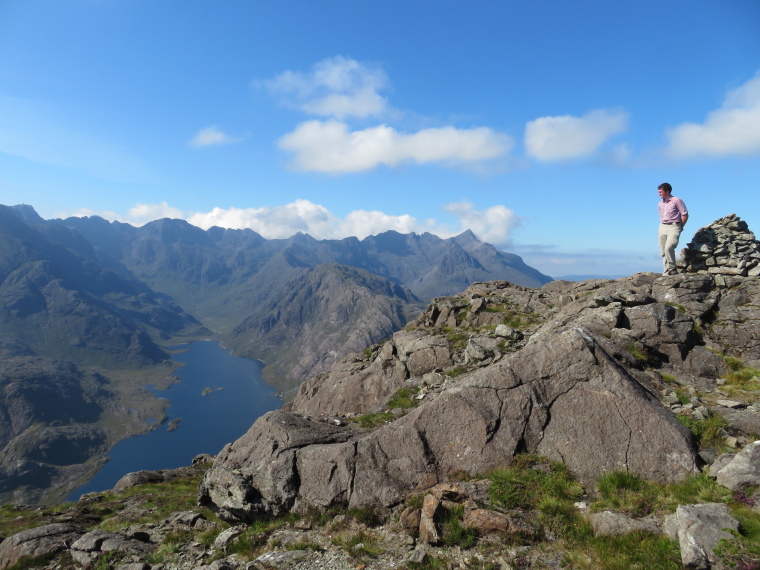 United Kingdom Scotland Isles Skye, Sgurr na Stri, Loch Coruisk and Black Cuillin Ridge from Sgurr na Stri ridge, Walkopedia