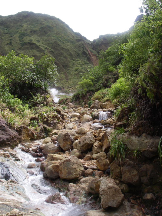 Dominica Carribean, Valley of Desolation, Boiling Lake, Valley of Desolation, Walkopedia