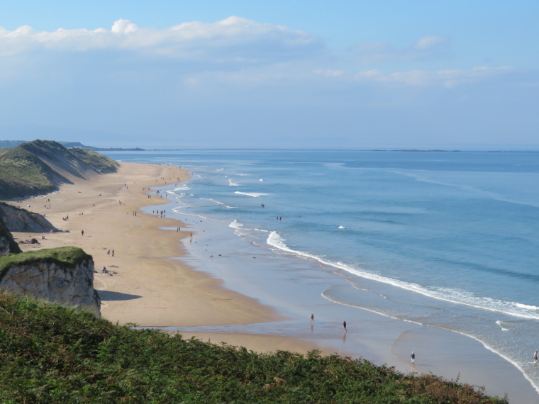 United Kingdom Northern Ireland Causeway Coast, Causeway Coast Way, Curran Strand, Walkopedia