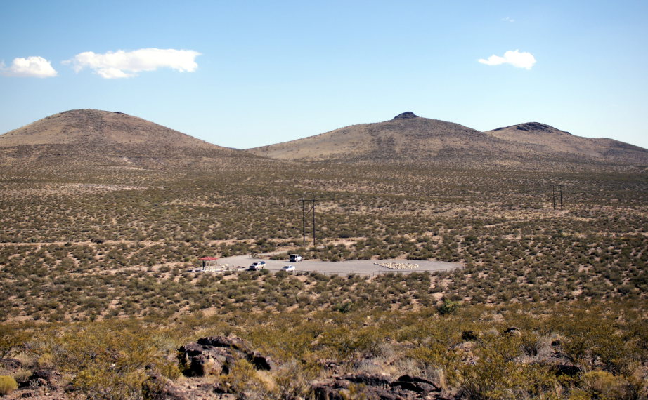 Mexico, Camino Real de Tierra Adentro, Looking southeast from the Point of Rocks, Walkopedia