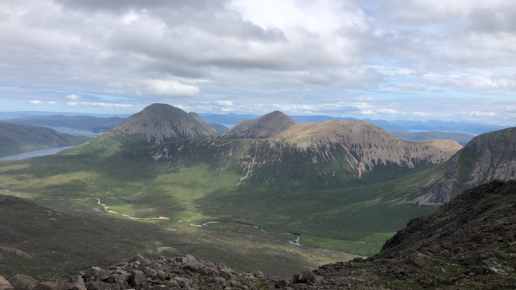 United Kingdom Scotland Isles Skye, Sgurr nan Gillean, Red Cuillin from Sgurr nan Gillean, Walkopedia