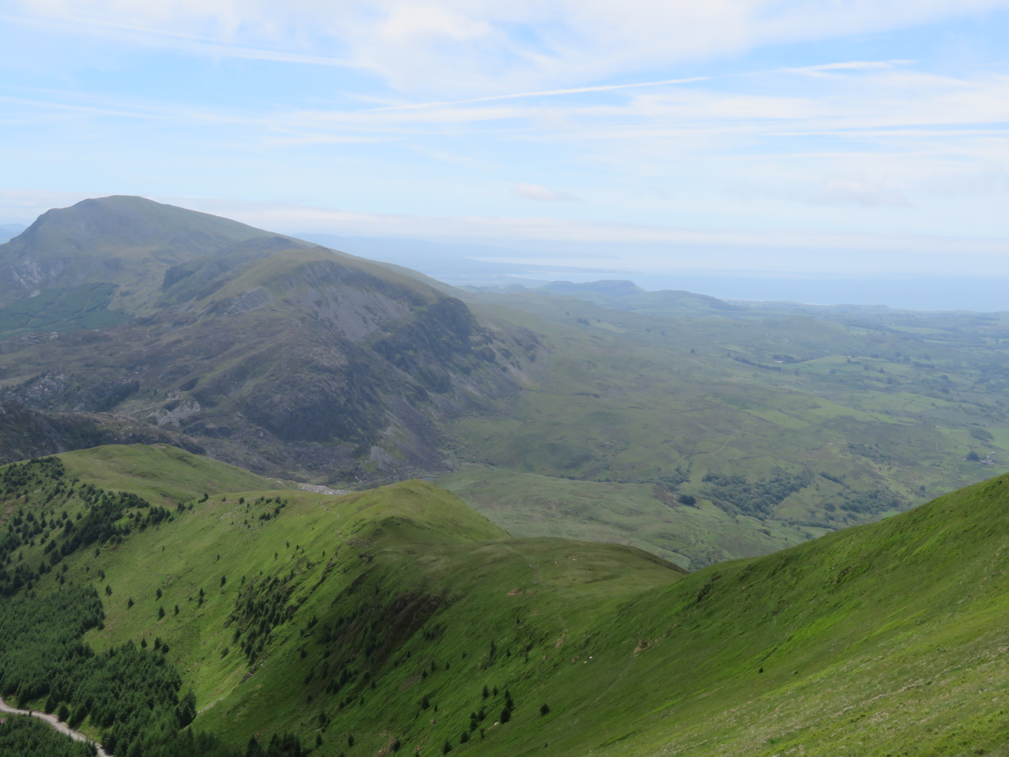 United Kingdom Wales Snowdonia, Nantlle Ridge, South rom Trum y Ddysgl, Walkopedia