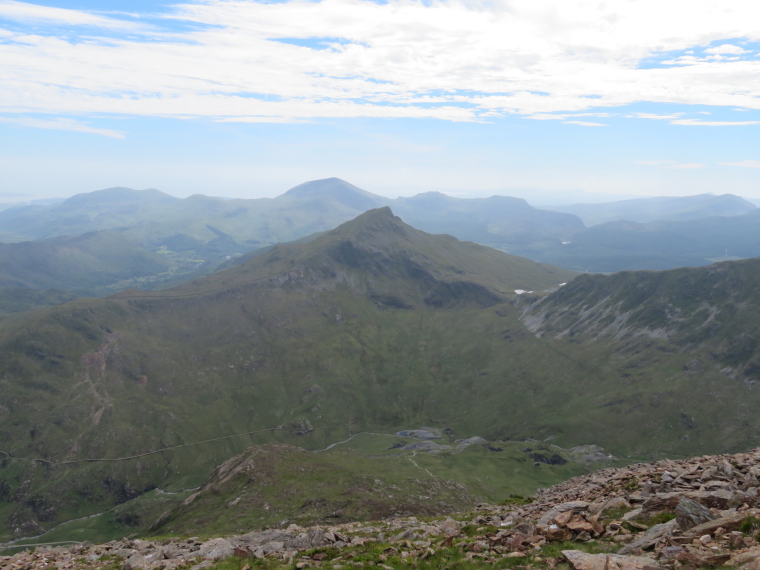 United Kingdom Wales Snowdonia, Y Lliwedd, From LLiwedd, Walkopedia