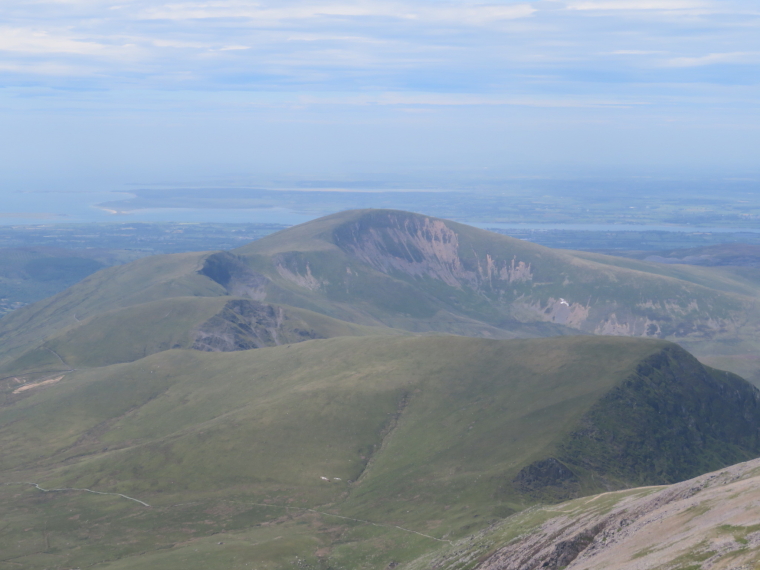 United Kingdom Wales Snowdonia, Miners, Pyg Tracks , North from summit, Walkopedia