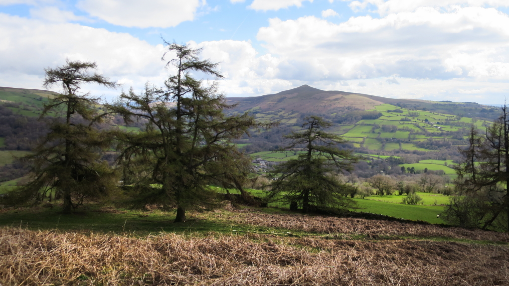 United Kingdom Wales Black Mountains, Crug Hywel, Valley View, Walkopedia