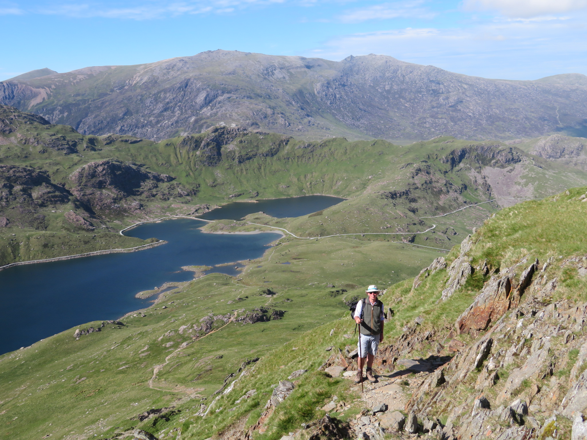 United Kingdom Wales Snowdonia, Snowdon Horseshoe, from LLiwedd descent, Walkopedia