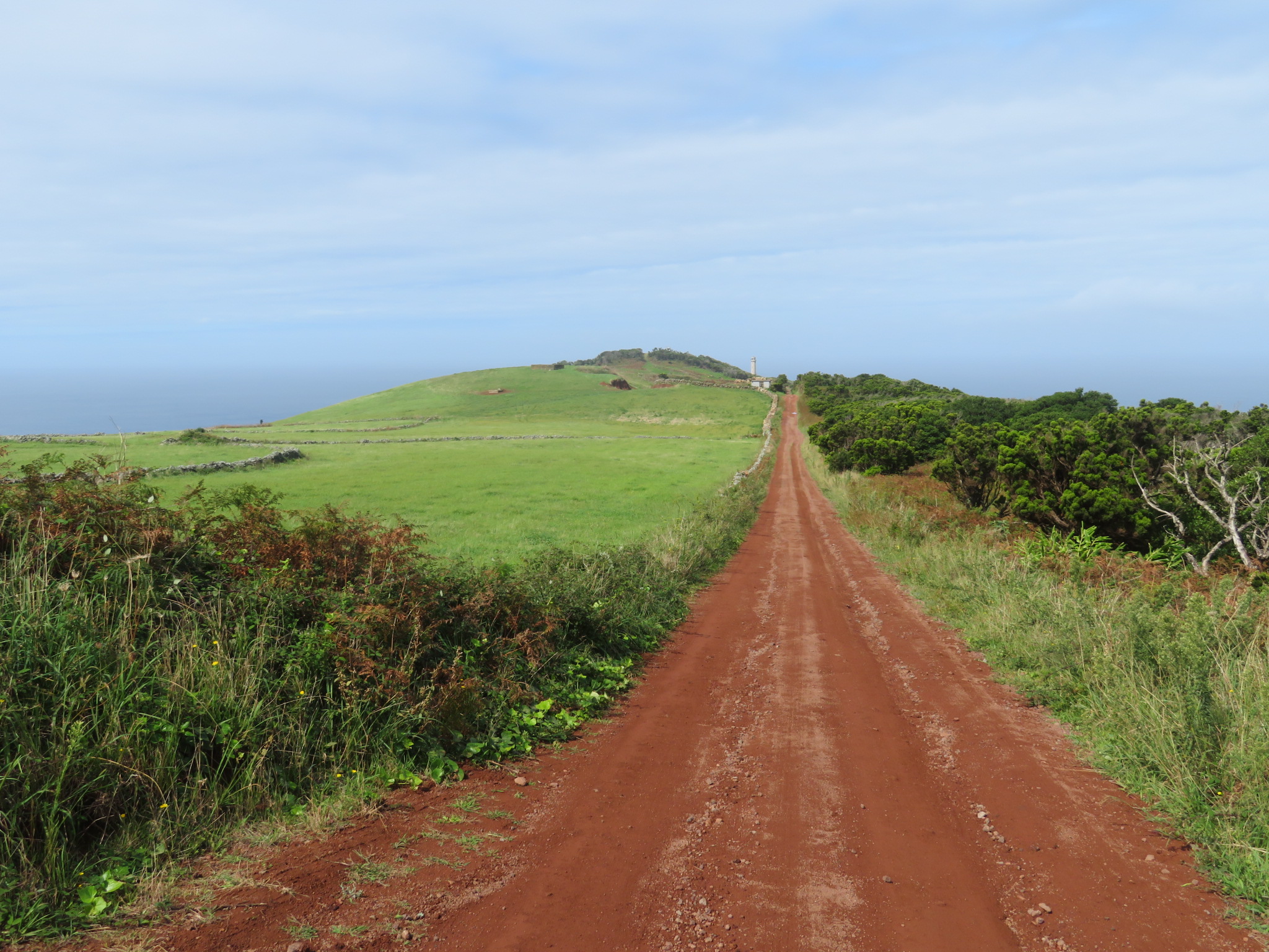 Portugal Azores Sao Jorge, Rosais Cape, Road to the lighthouse, Walkopedia