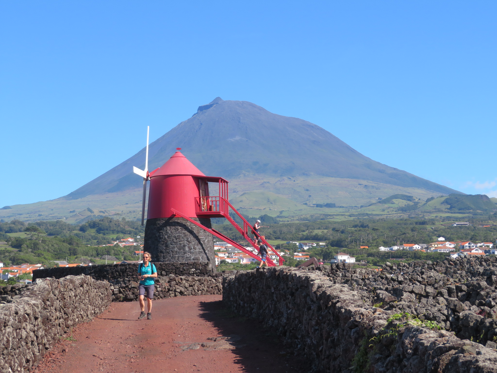 Portugal Azores Pico, Picos Historic Vineyards, Old windmill, Walkopedia