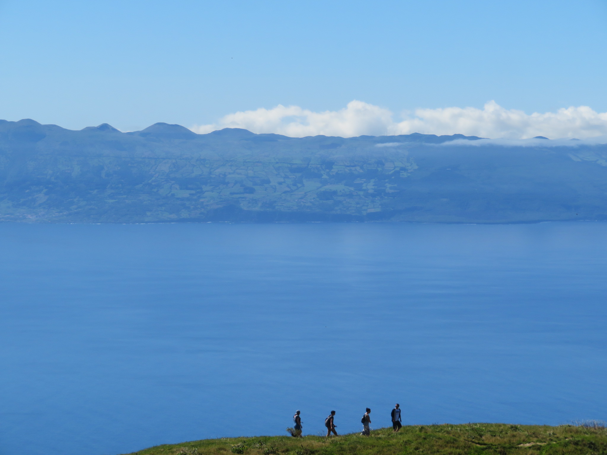 Portugal Azores Sao Jorge, The Central Ridge, Pico from Pico da Esperanca, Walkopedia