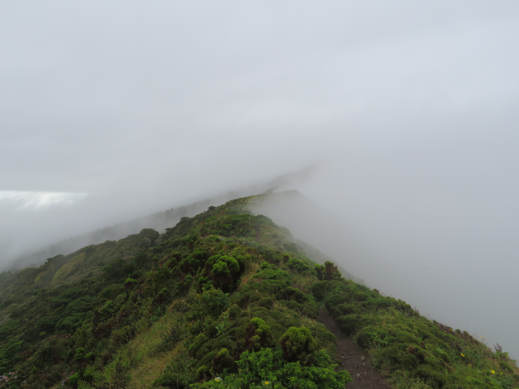 Portugal Azores, Ten Volcanoes Trail, Faial, Caldera rim, Walkopedia