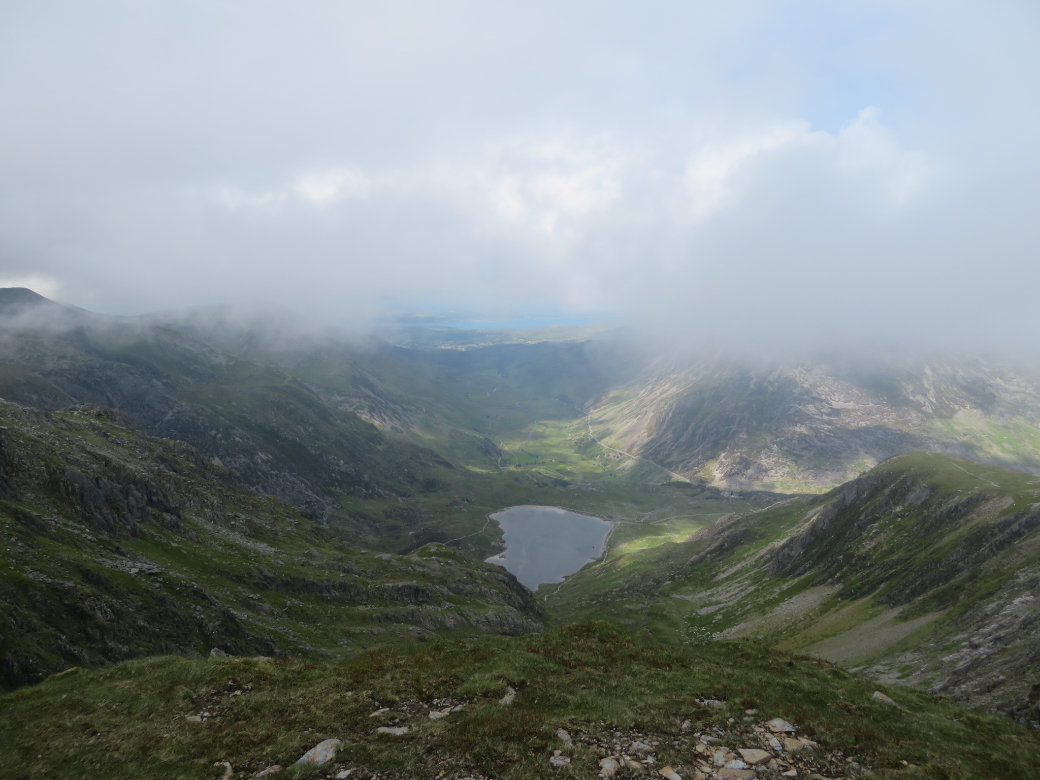 United Kingdom Wales Snowdonia, Glyderau from Pen-y-Pass, , Walkopedia