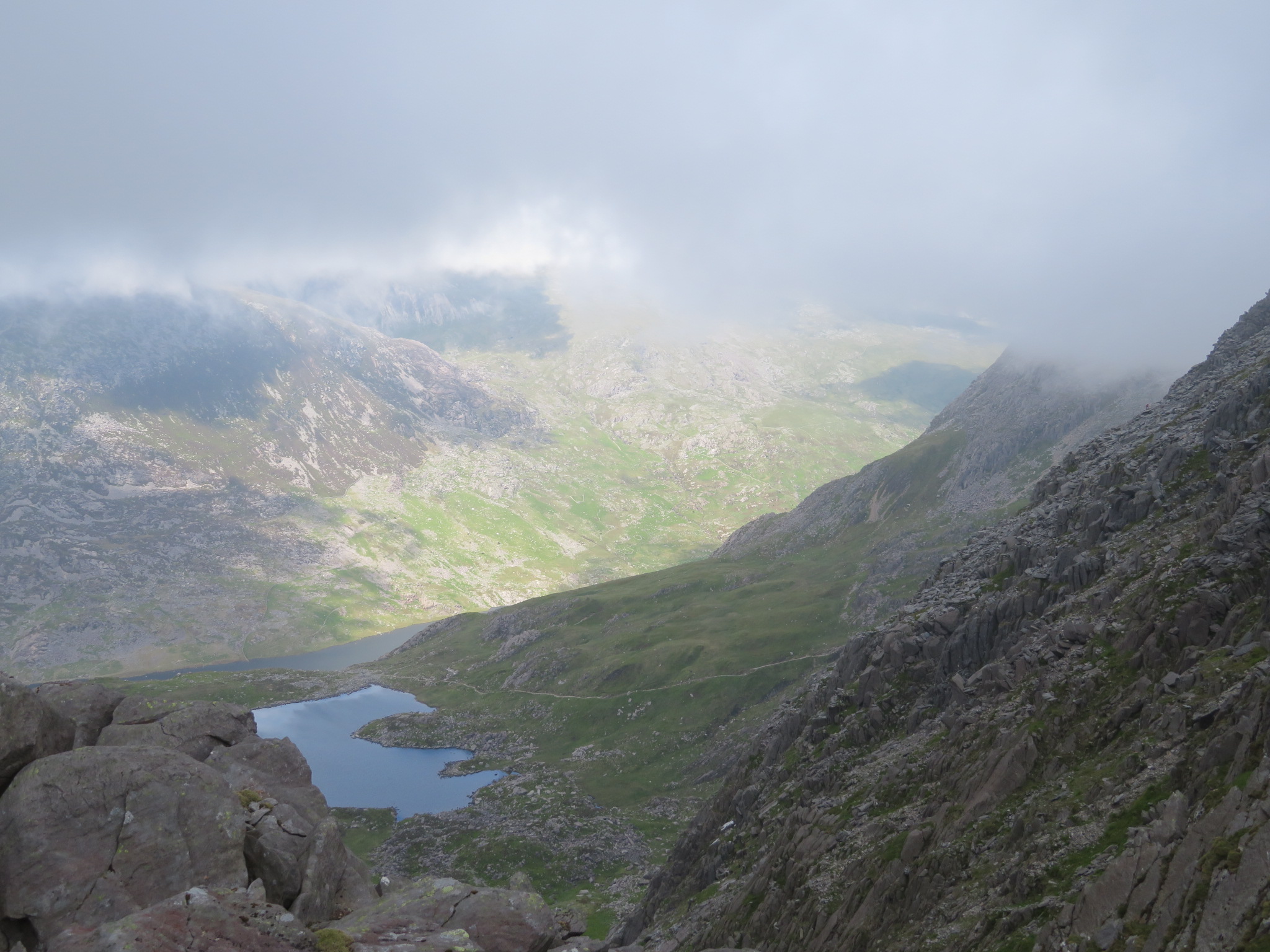 United Kingdom Wales Snowdonia, Glyderau from Pen-y-Pass, , Walkopedia