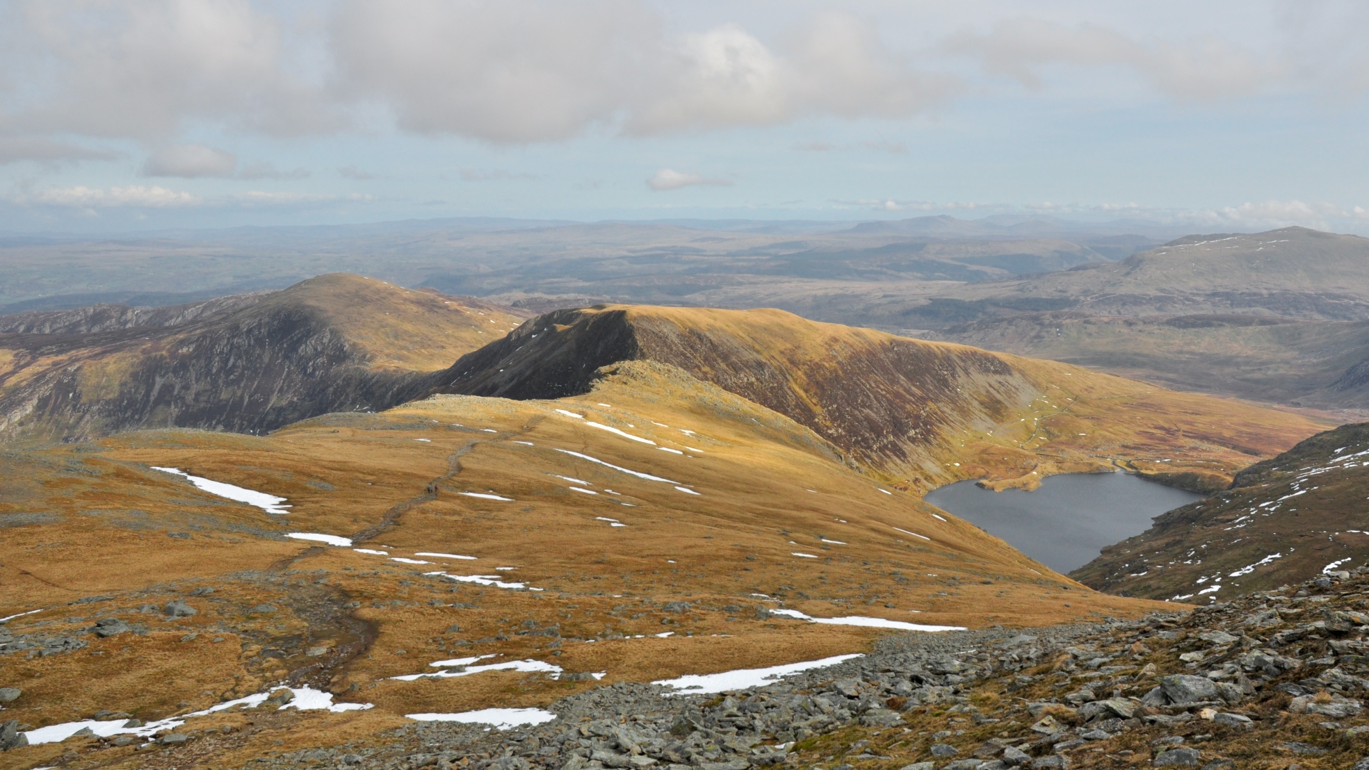 Snowdonia: Pen yr Helgi Du and Pen Llithrig y Wrach decending from Carnedd Llewelyn - © Flickr user Stuart Madden