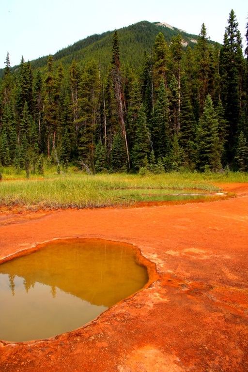 Canada Brit Col: Kootenay, Rockwall Highline Trail, Kootenay National Park- Paint Pots, Walkopedia