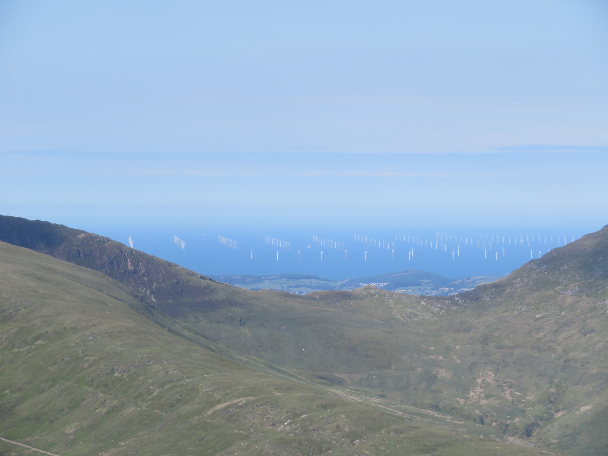 United Kingdom Wales Snowdonia, Glyderau , North from Y Foel Goch, Walkopedia