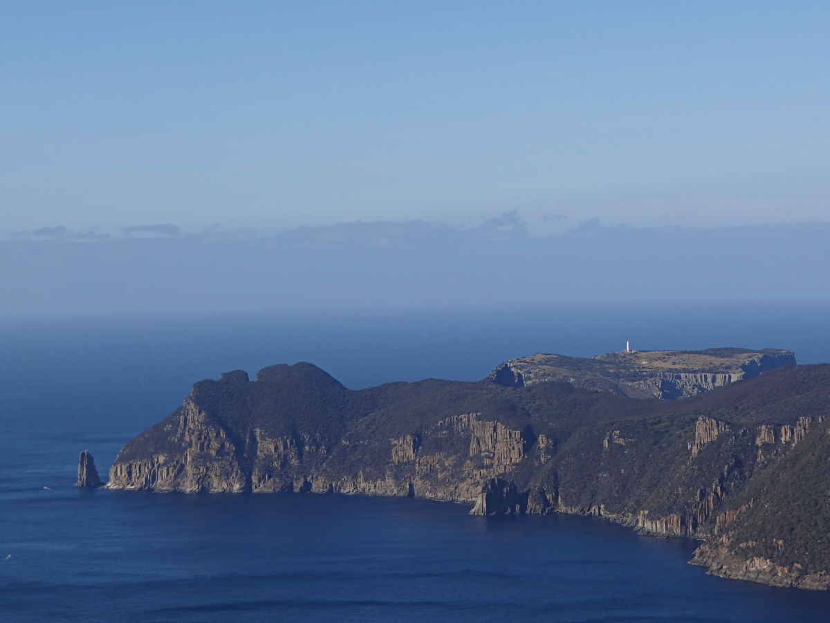 Three Capes Track: Cape Pillar and lighthouse - © Flickr user Bangor Vineyard Shed