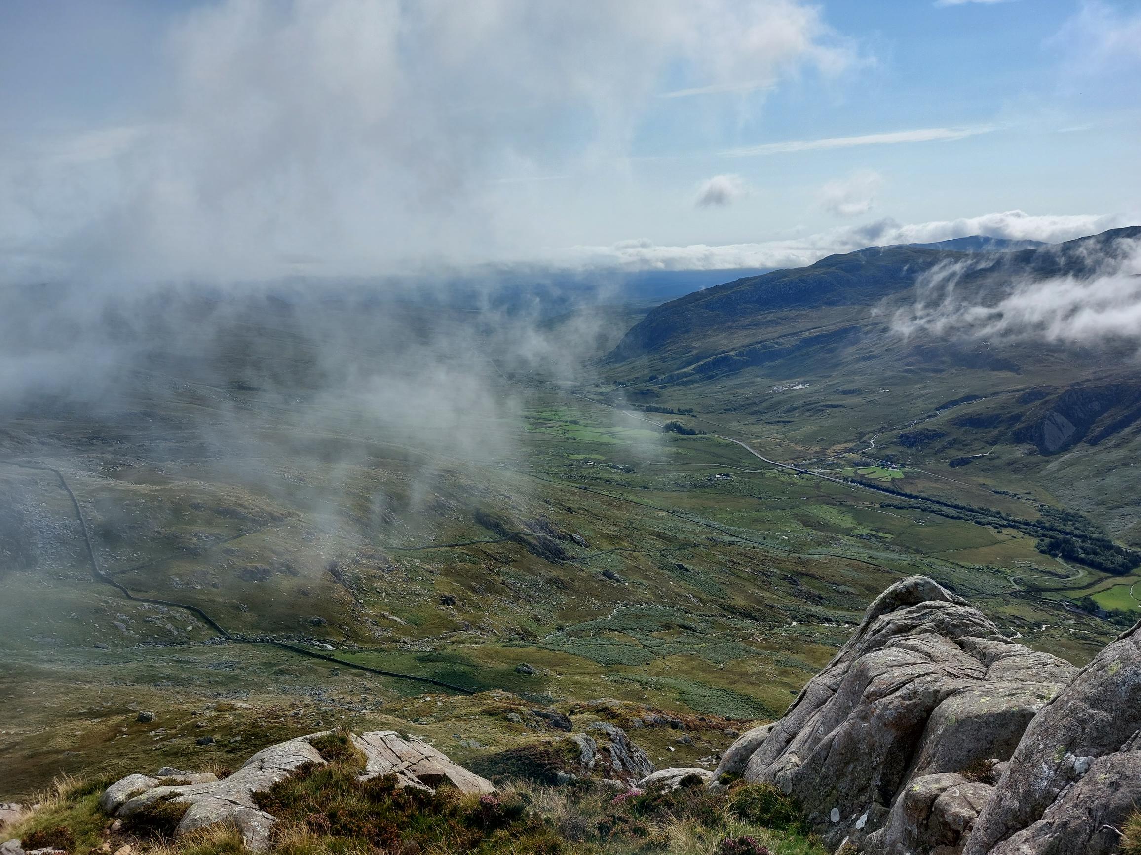 United Kingdom Wales Snowdonia, Carneddau , South from Pen Ole Wen, Walkopedia