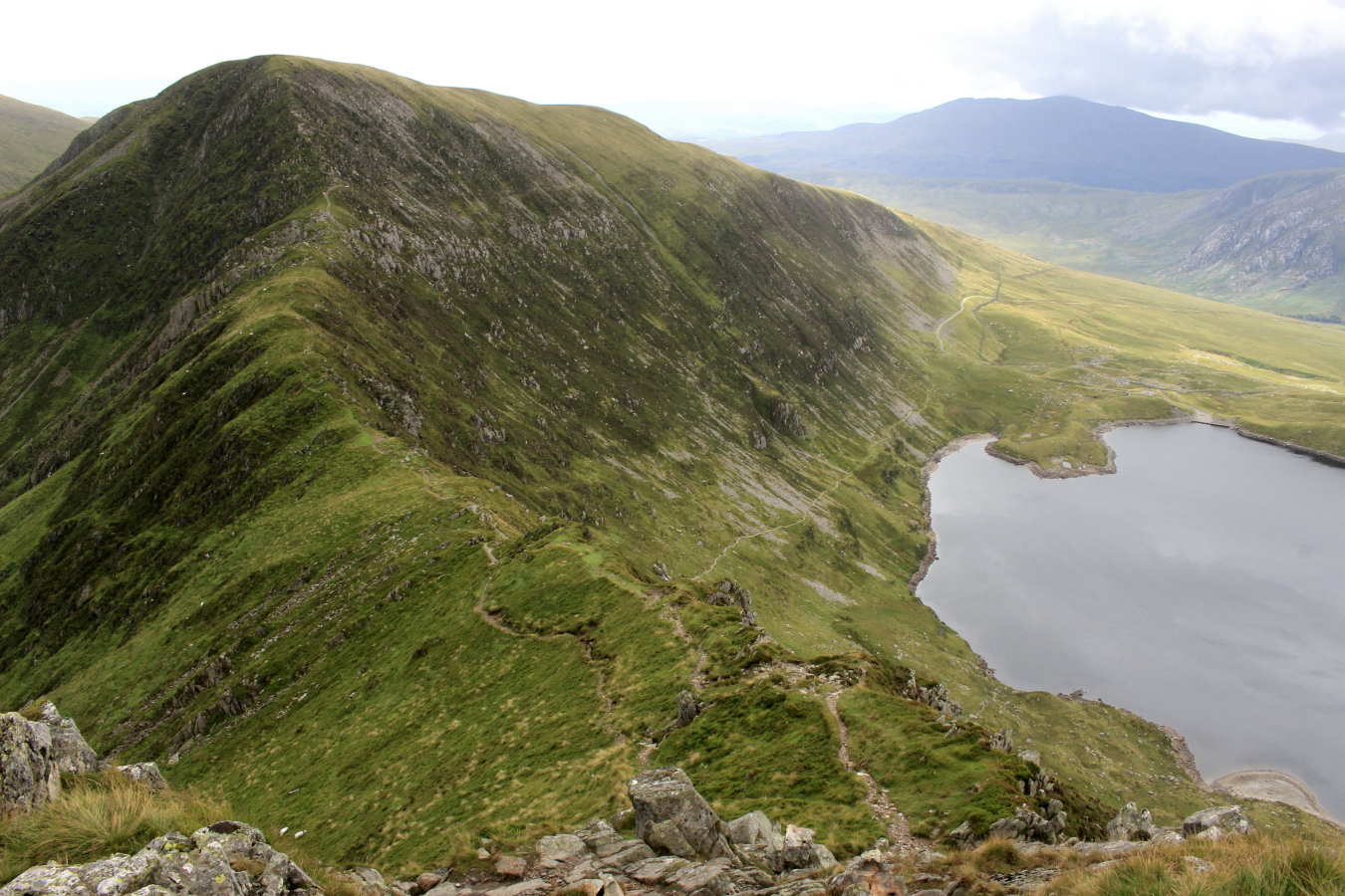 United Kingdom Wales Snowdonia, Carneddau , Pen Yr Helgi Du, Walkopedia