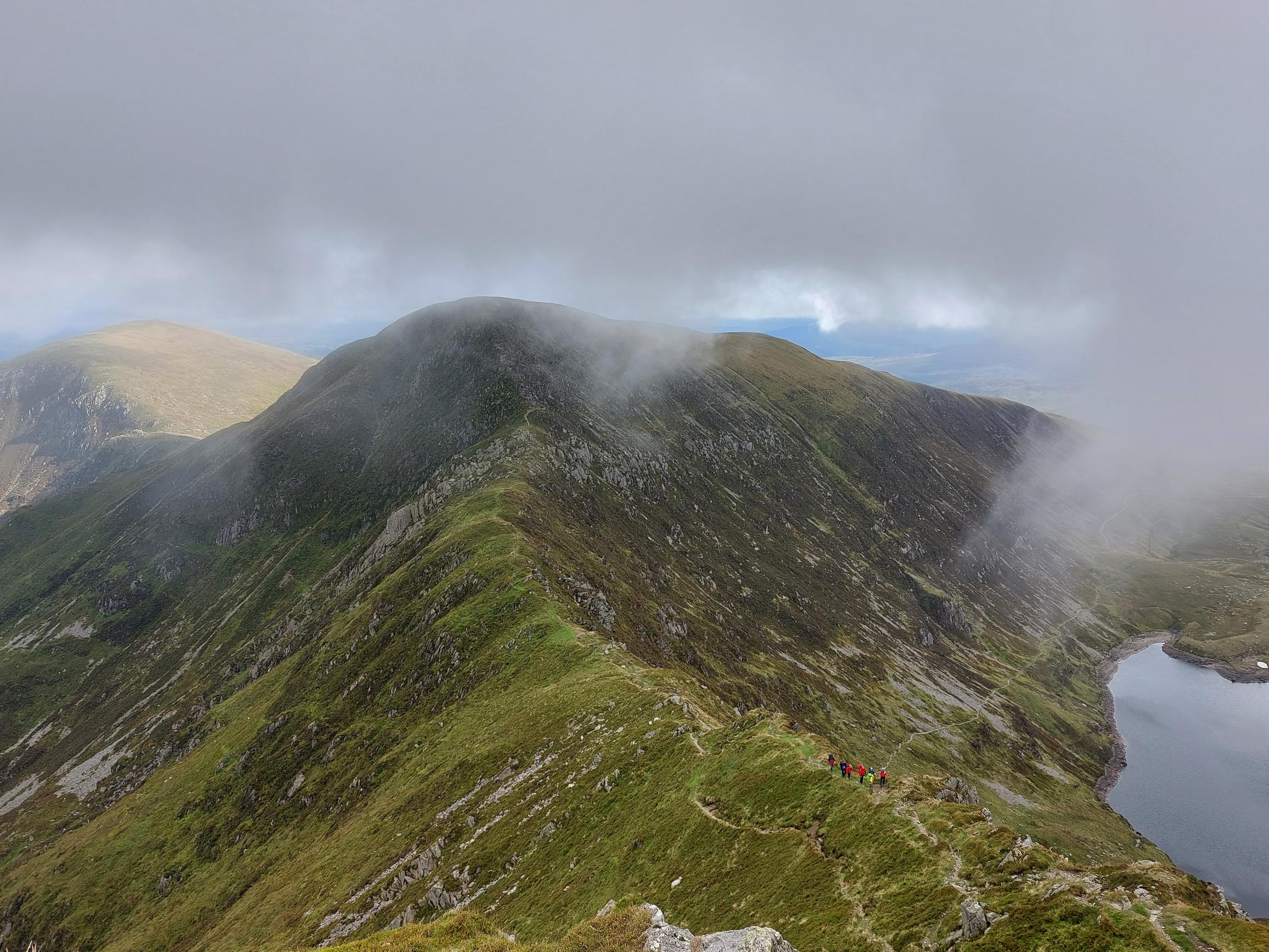 United Kingdom Wales Snowdonia, Carneddau , Eryl Farchog ridge, Walkopedia