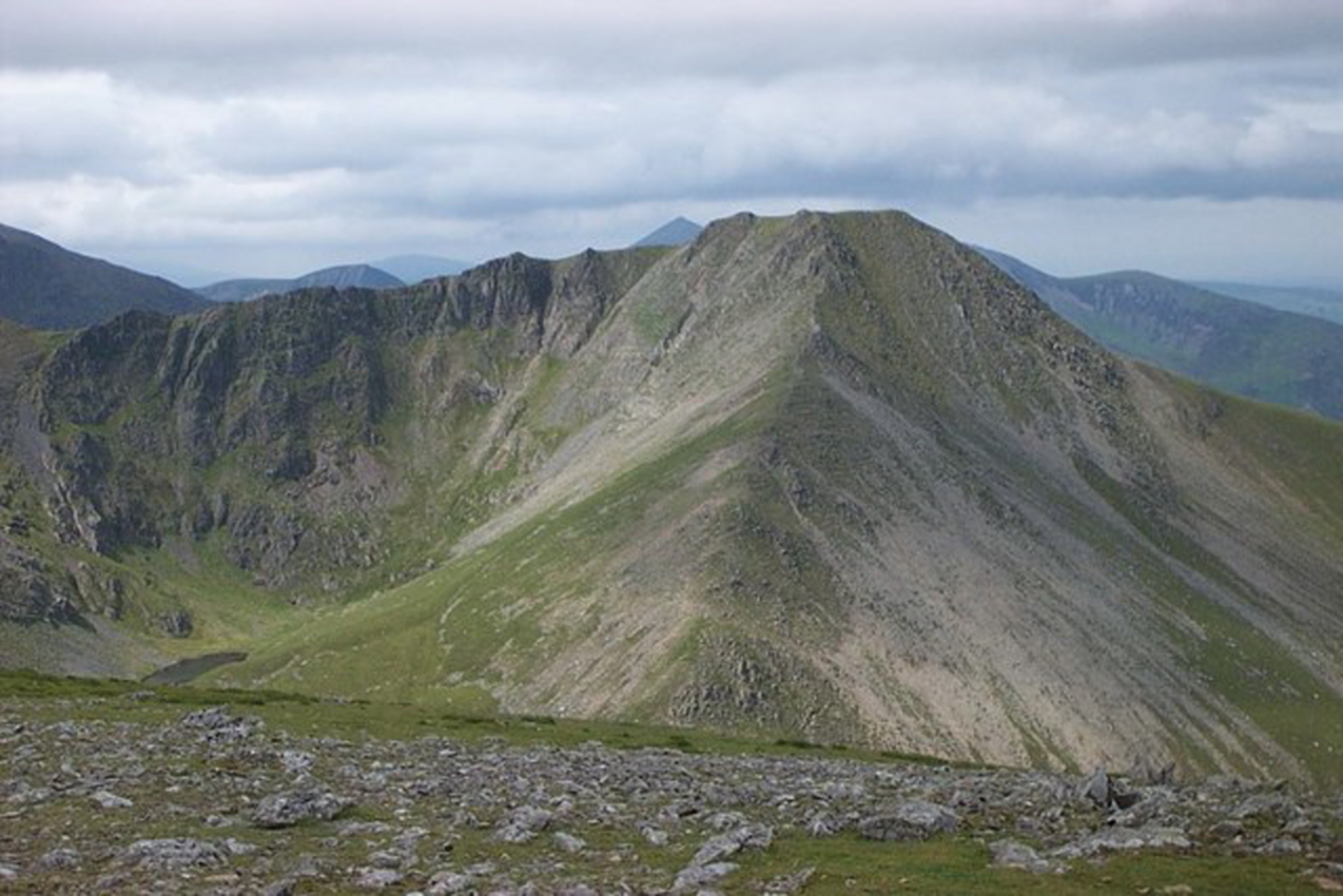 United Kingdom Wales Snowdonia, Carneddau , Yr Elen from near the Summit of Foel Grach, Walkopedia