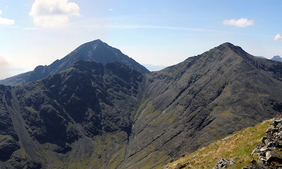 United Kingdom Scotland NW Highlands Ardnamurchan, Garbh Bheinn of Ardgour, Garbh Bheinn from Belig, Walkopedia