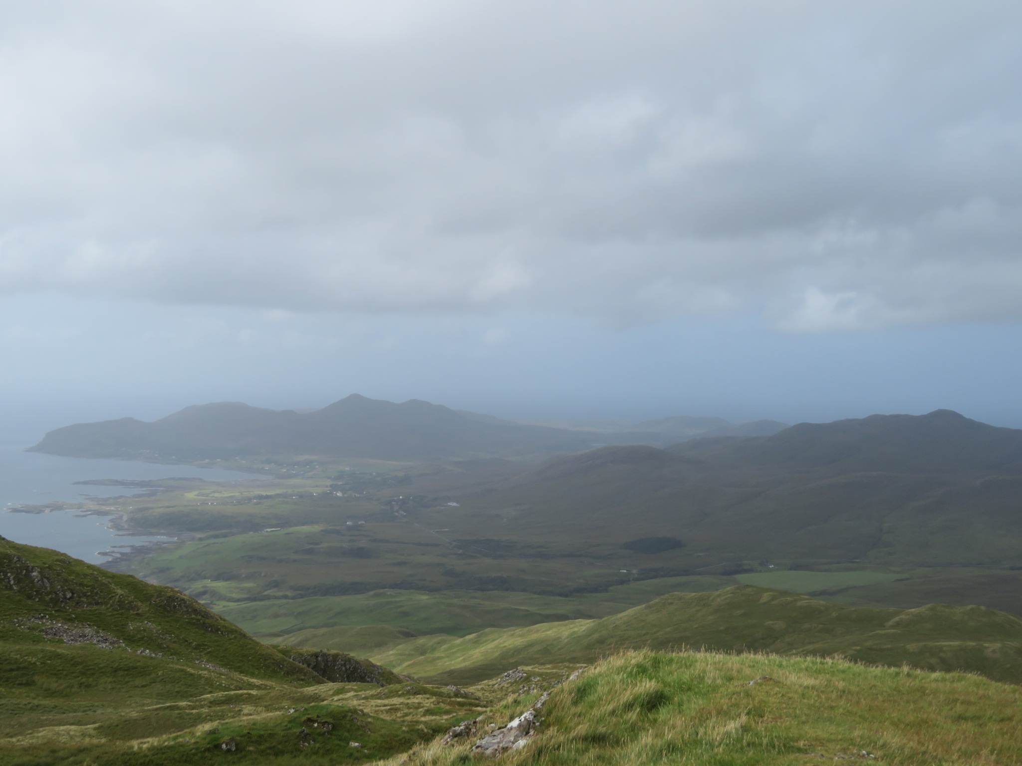 United Kingdom Scotland NW Highlands Ardnamurchan, Ardnamurchan Area, Ben Hiant, West from summit, Walkopedia