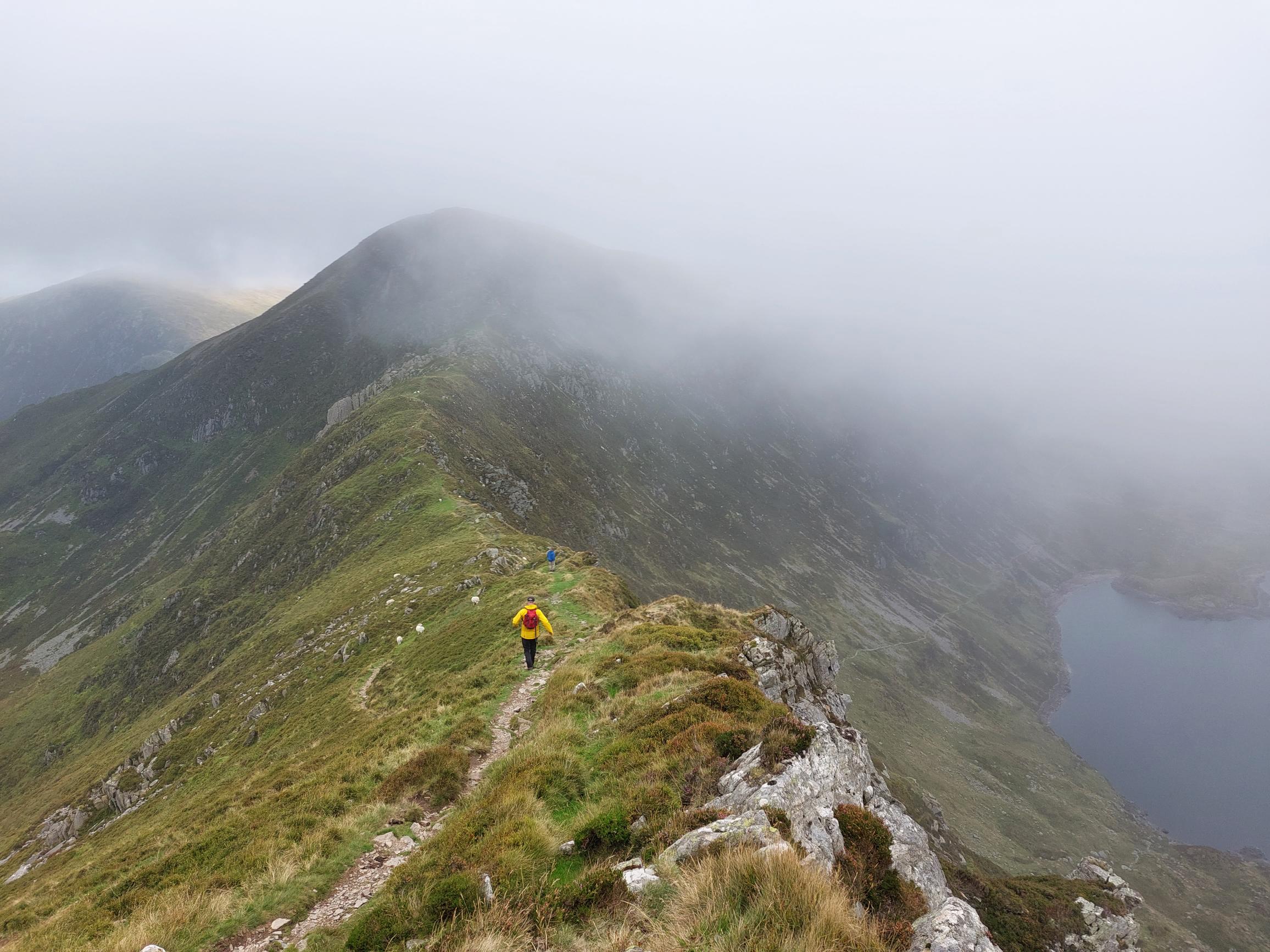 United Kingdom Wales Snowdonia, Carneddau from the South , Eryl Farchog ridge, Walkopedia