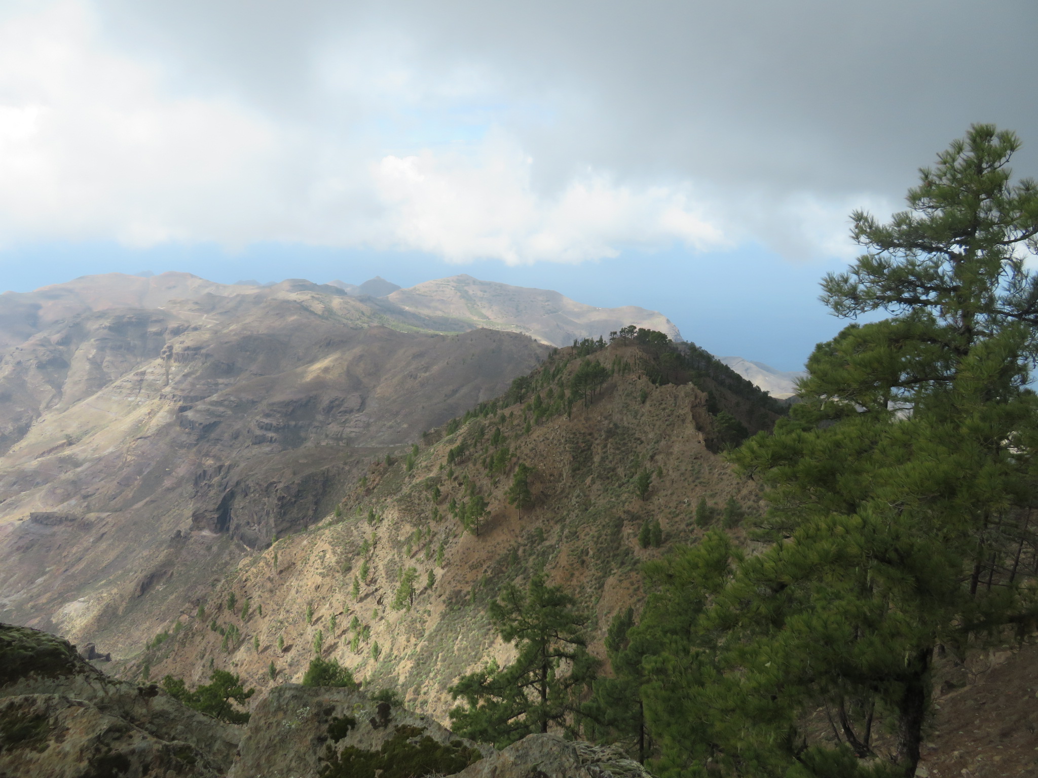 Spain Canary Islands: Gran Canaria, Altavista Ridge, From Altavista summit, Walkopedia