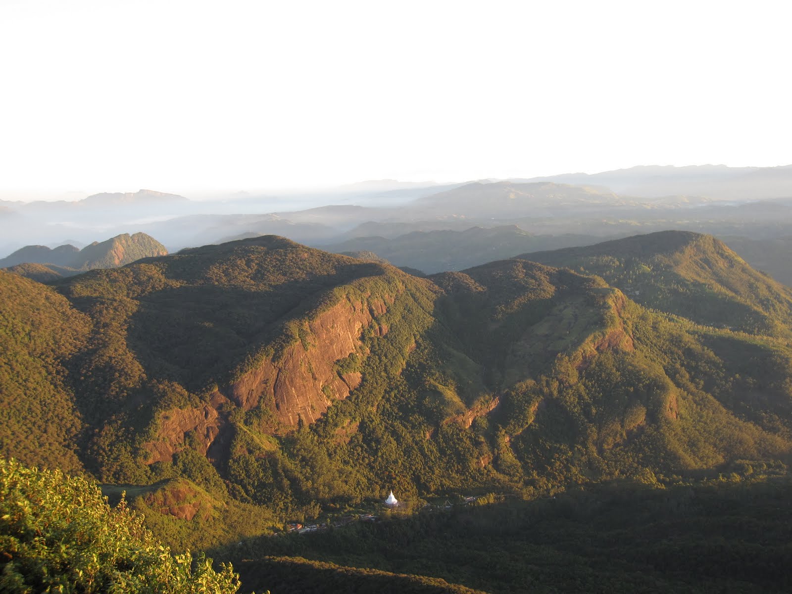 Sri Lanka Central Highlands, Adams Peak, View from Summit 1, Walkopedia