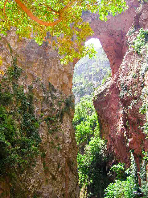 Morocco Rif Mountains, Rif Mountains, Akchour - the bridge of god, Walkopedia