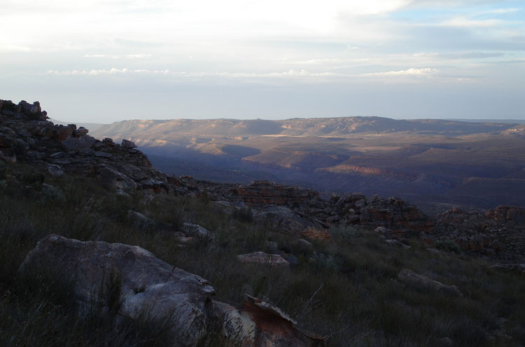 South Africa Western Cape Cape Area, Cederberg, Looking towards Bakkrans, Walkopedia