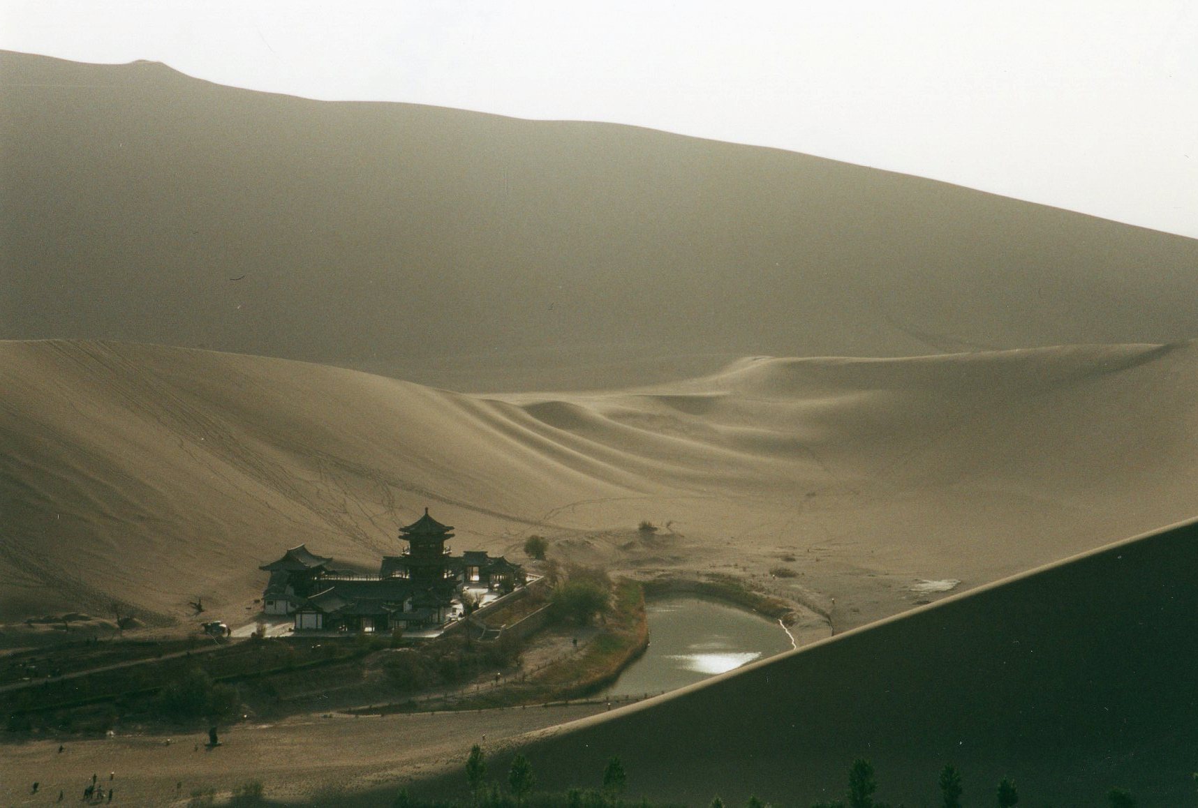 Mingsha Dunes, Dunhuang: Oasis - © William Mackesy