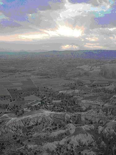 Turkey Central Anatolia Cappadocia, Cappadocia, Sunrise Over Cappadocia, Walkopedia