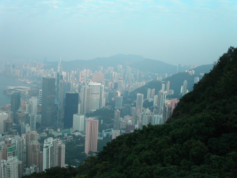 China Hong Kong, The Peak, Toward Happy Valley, Walkopedia