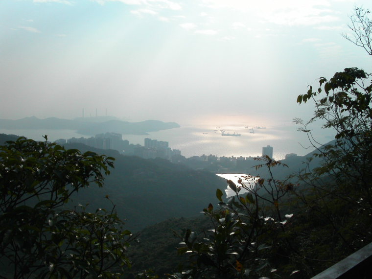 China Hong Kong, The Peak, West, late afternoon, Walkopedia