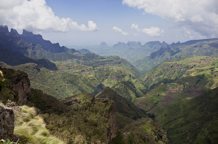 Ethiopia Simien Mts, Simien Mountains, Simien Mountains views From Chennek , Walkopedia