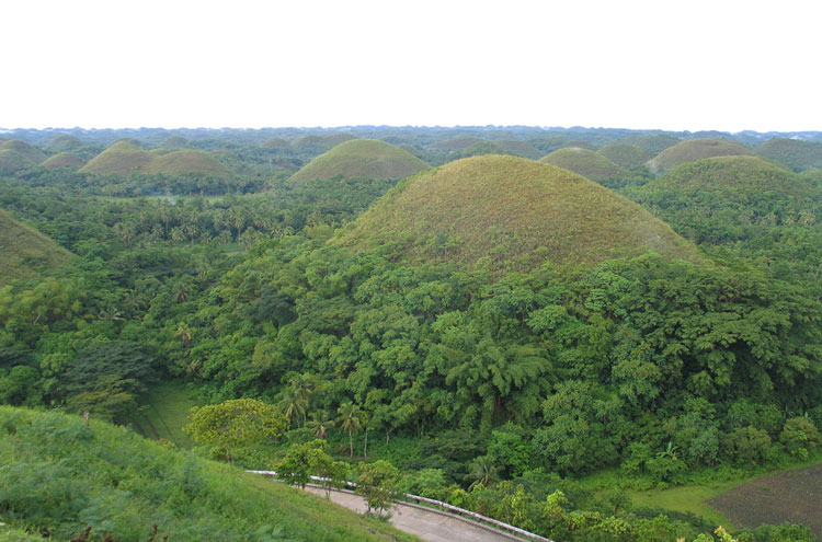 The Philippines Bohol, Chocolate Hills, Chocolate Hills, Walkopedia