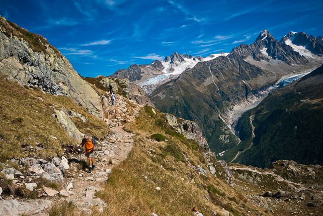 France Alps Mt Blanc Area, Tour of Mt Blanc , Aiguilles Rouges, Walkopedia