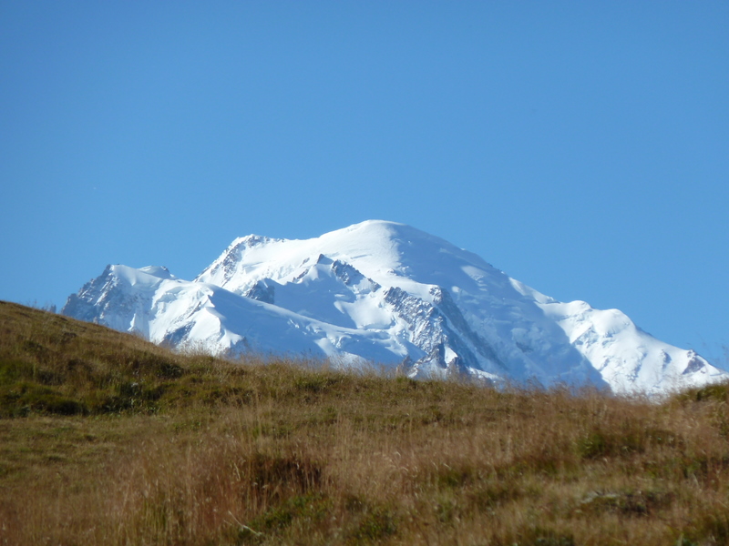 France Alps Mt Blanc Area, Tour of Mt Blanc , Mont Blanc From the Col de Balme, Walkopedia