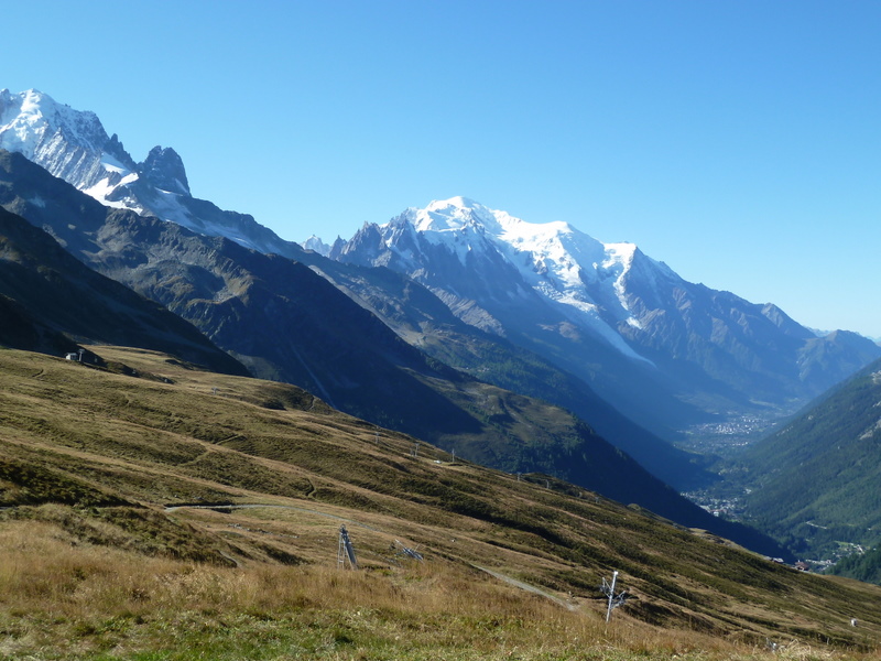 France Alps Mt Blanc Area, Tour of Mt Blanc , Mont Blanc From the Col de Balme, Walkopedia