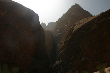 Jordan Wadi Rum, Wadi Rum, Wadi Rum - Above Barrah Canyon, Walkopedia