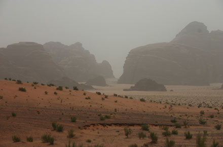 Jordan Wadi Rum, Wadi Rum, Wadi Rum - View From top of Wadi Siq Makhras, Walkopedia