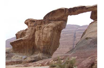 Jordan Wadi Rum, Wadi Rum, Wadi Rum - rock bridge, Walkopedia