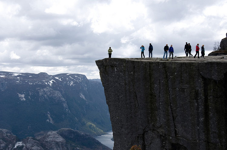 Norway South-west Fjords, Preikestolen, Preikestolen - © From Flickr user L.C.Nottaasen, Walkopedia