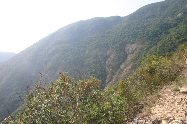 China Hong Kong, Over and Around Mt Violet, Cliffs above Repulse Bay, Walkopedia