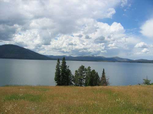 USA Western: Yellowstone NP, The Thorofare Trail, The Thorofare Trail - Yellowstone Lake From the Trail, Walkopedia