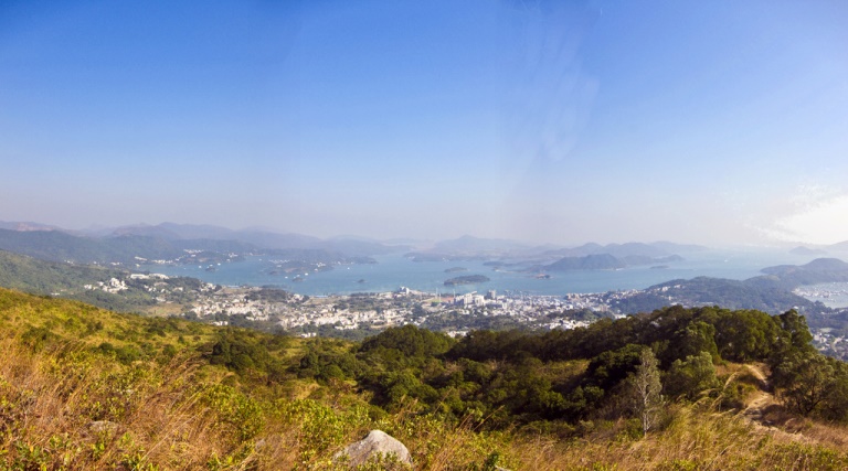 China Hong Kong, Buffalo Hill/Ma On Shan, Sai Kung, Sai Kung from Ma On Shan Country Trail , Walkopedia