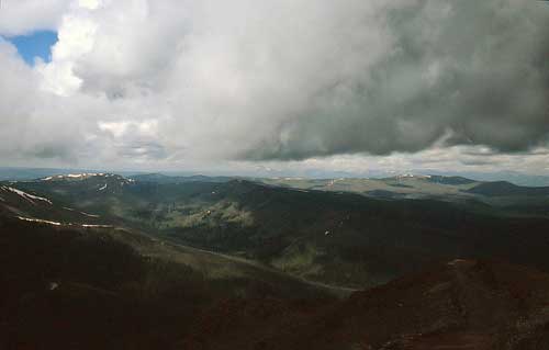 USA Western: Yellowstone NP, Mount Washburn, Mount Washburn - View From Mount Washburn, Walkopedia