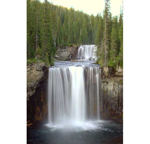 USA Western: Yellowstone NP, Bechler River and Canyon, Bechler River Canyon and Trail - Colonnade Falls, Walkopedia